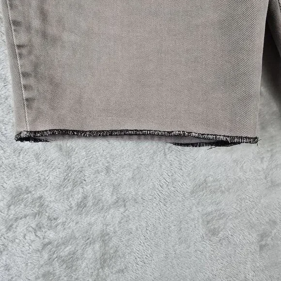 Vintage Quiksilver Denim Cut Off Shorts 36 Grey Y2K Surf Skate Grunge 36x9 - Picture 5 of 11